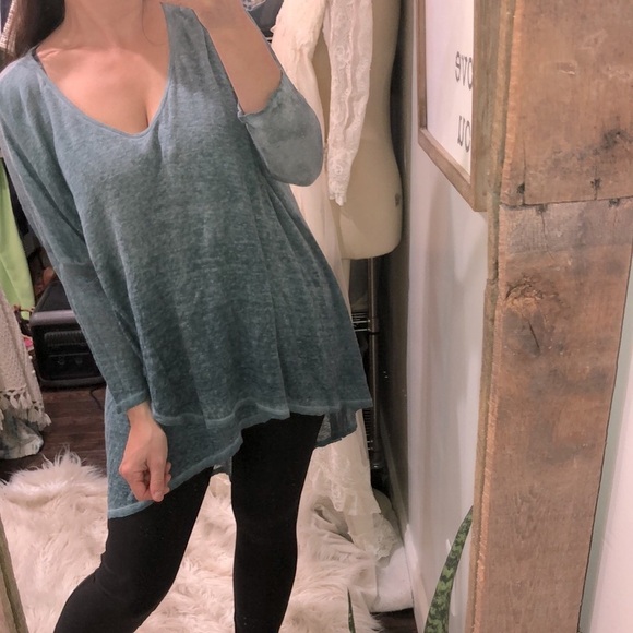 Pete & Greta tunic top linen size xsmall oversized - Picture 2 of 7